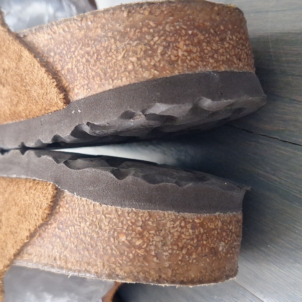 Birkenstock Arizona Mochs Suede Sandals Size 39 /8.5 Narrow - Picture 8 of 12